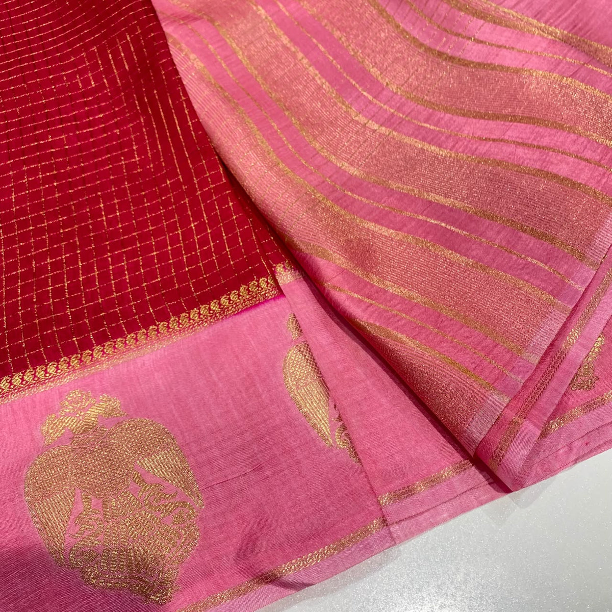 Semi Mysore Crepe Saree