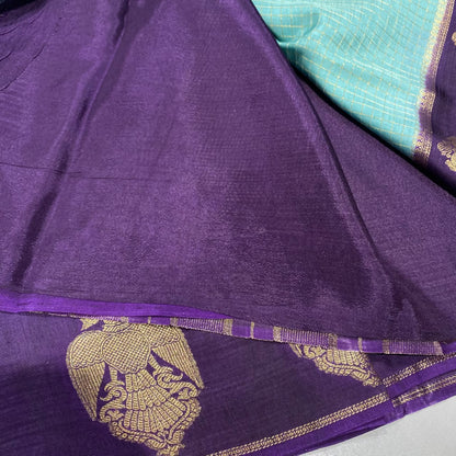Semi Mysore Crepe Saree