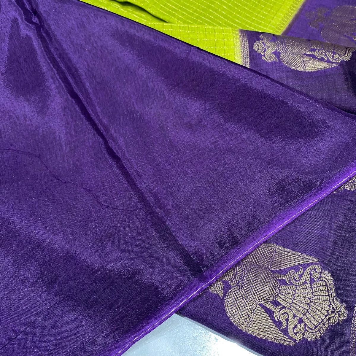Semi Mysore Crepe Saree
