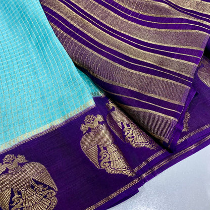 Semi Mysore Crepe Saree