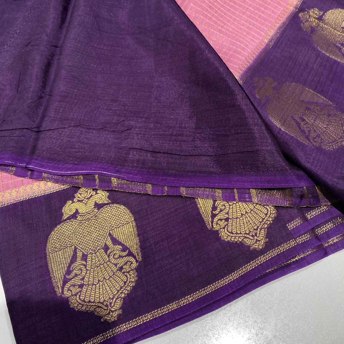 Semi Mysore Crepe Saree