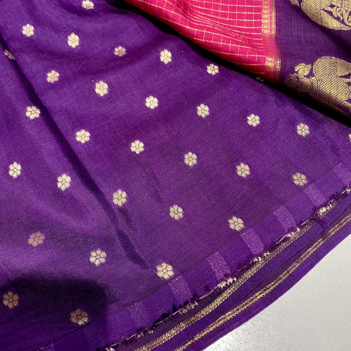 Semi Mysore Crepe Saree