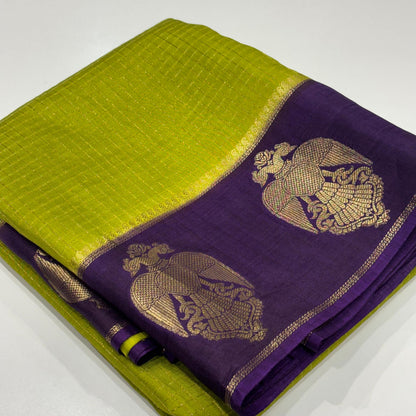 Semi Mysore Crepe Saree