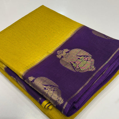 Semi Mysore Crepe Saree