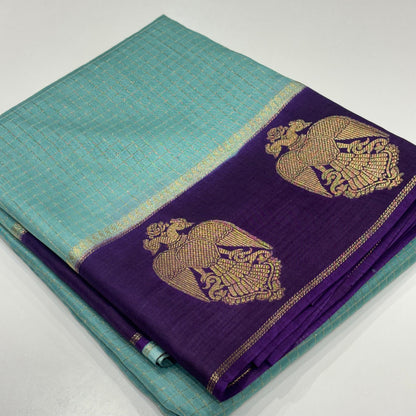 Semi Mysore Crepe Saree