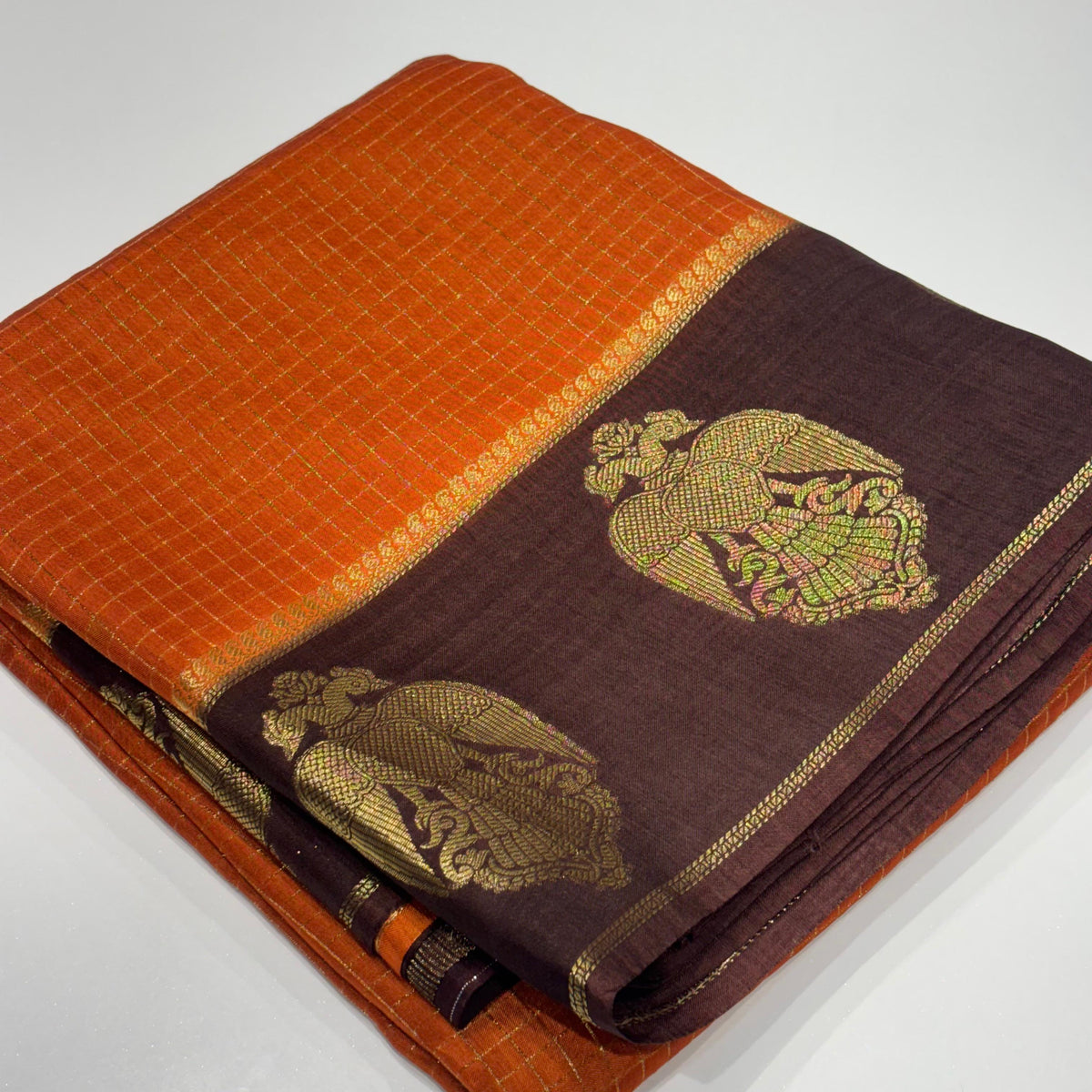Semi Mysore Crepe Saree