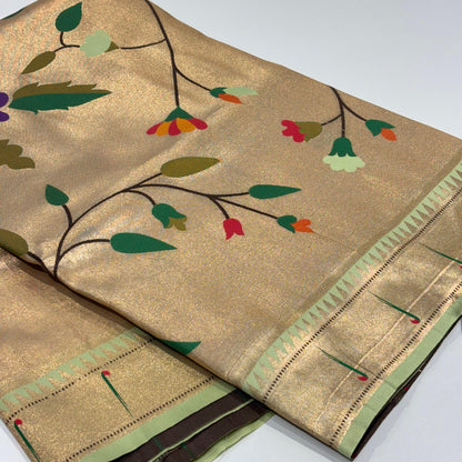 Semi Silk Paithani Saree