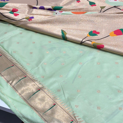 Semi Silk Paithani Saree