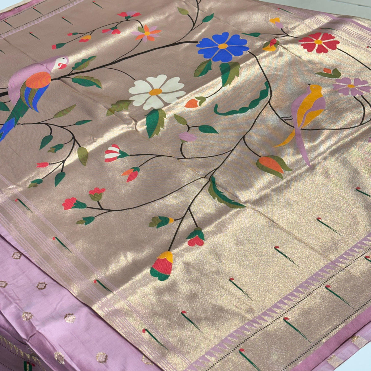 Semi Silk Paithani Saree