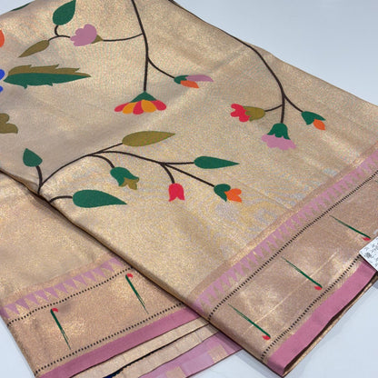 Semi Silk Paithani Saree
