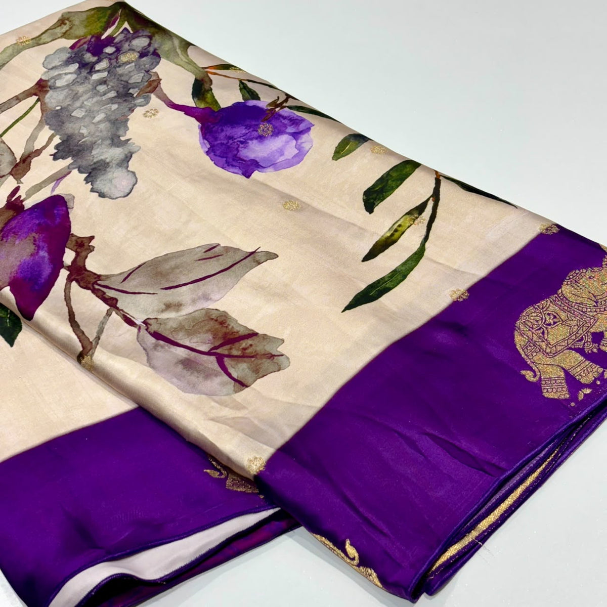 Premium Printed Crepe Saree