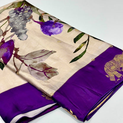 Premium Printed Crepe Saree