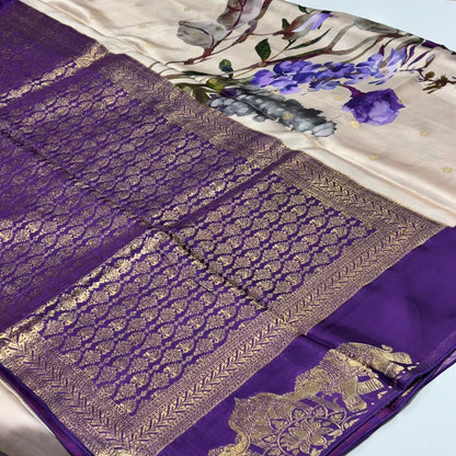 Premium Printed Crepe Saree
