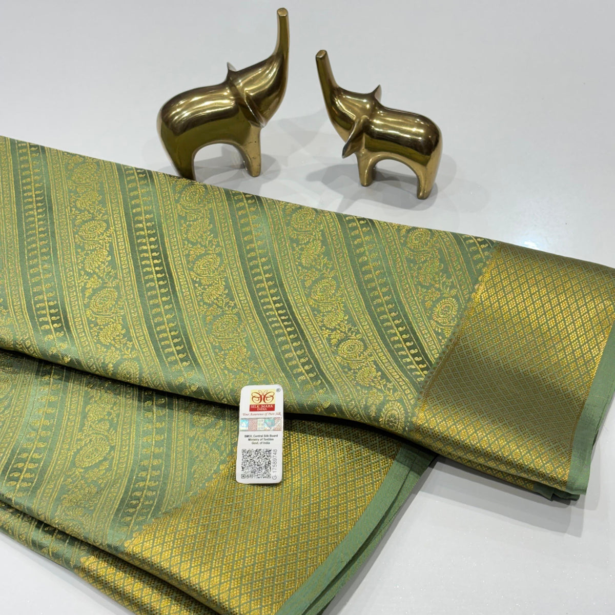 Brocade Pure Mysore Silk Saree