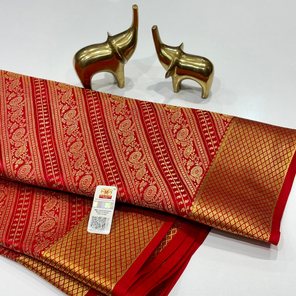 Brocade Pure Mysore Silk Saree