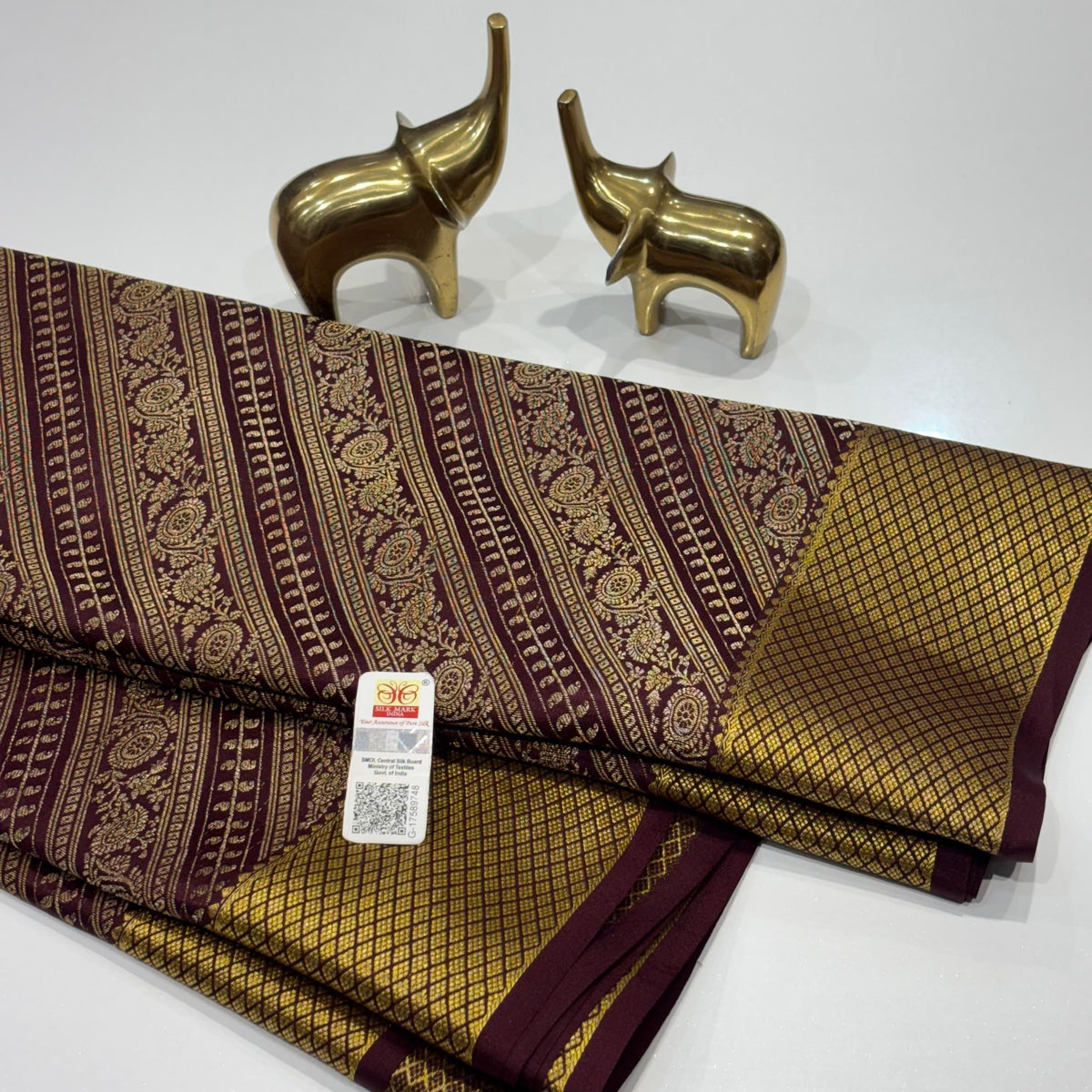 Brocade Pure Mysore Silk Saree