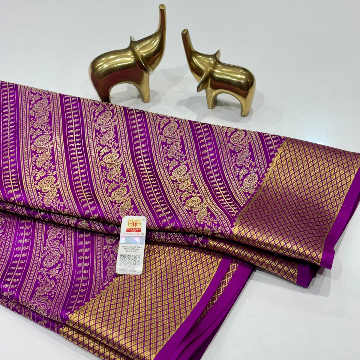 Brocade Pure Mysore Silk Saree