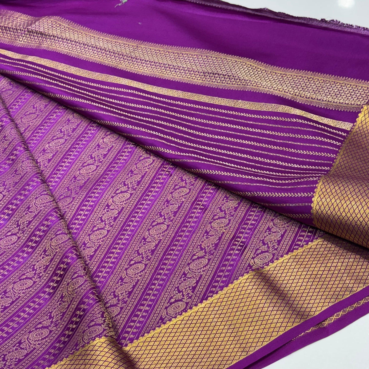 Brocade Pure Mysore Silk Saree