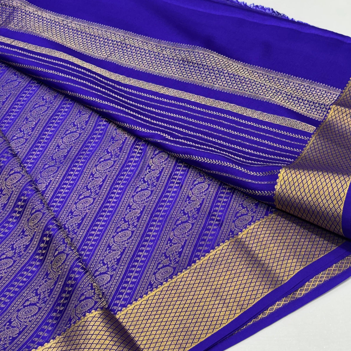 Brocade Pure Mysore Silk Saree