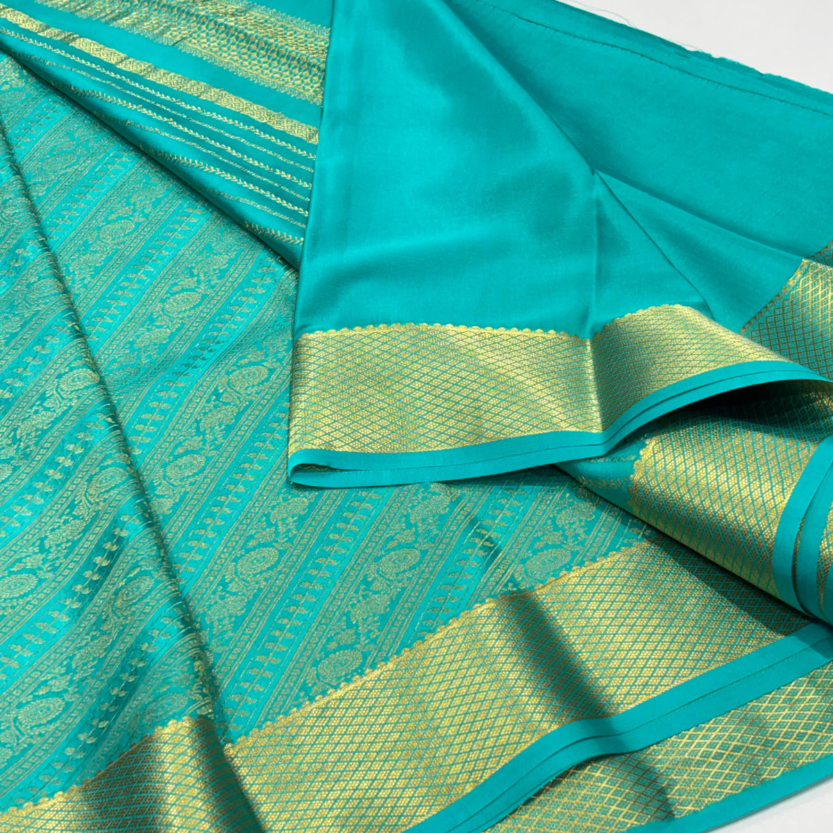 Brocade Pure Mysore Silk Saree