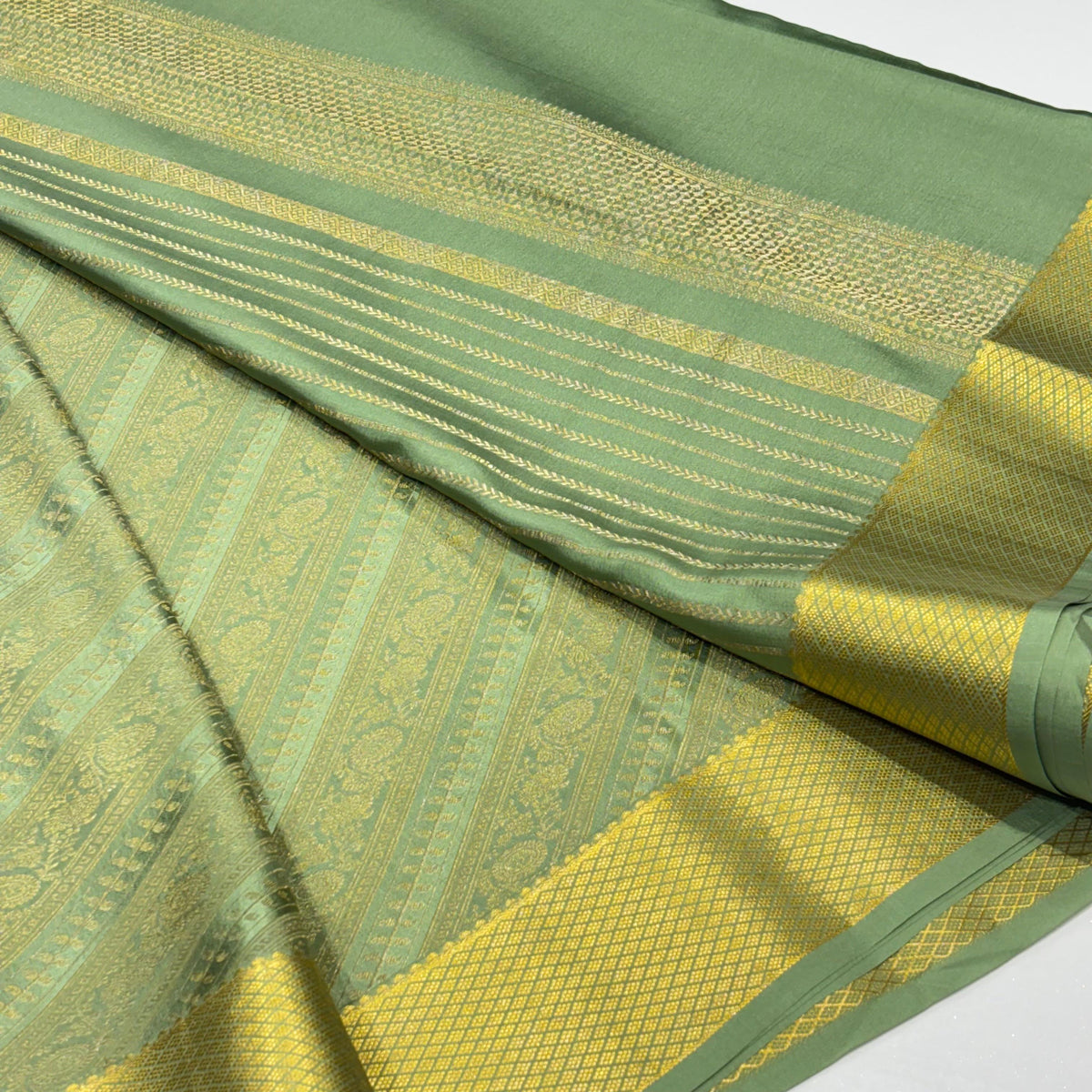 Brocade Pure Mysore Silk Saree