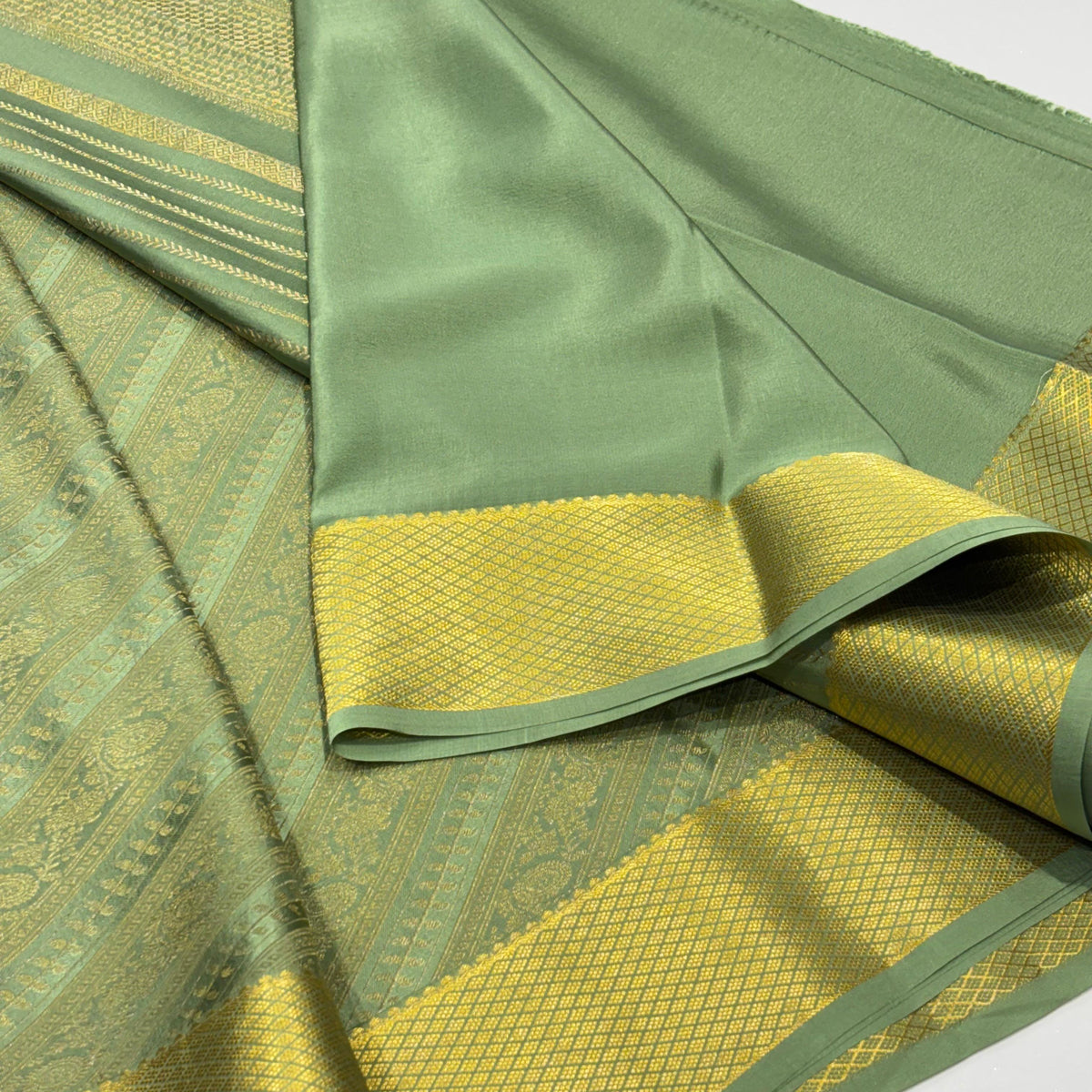 Brocade Pure Mysore Silk Saree
