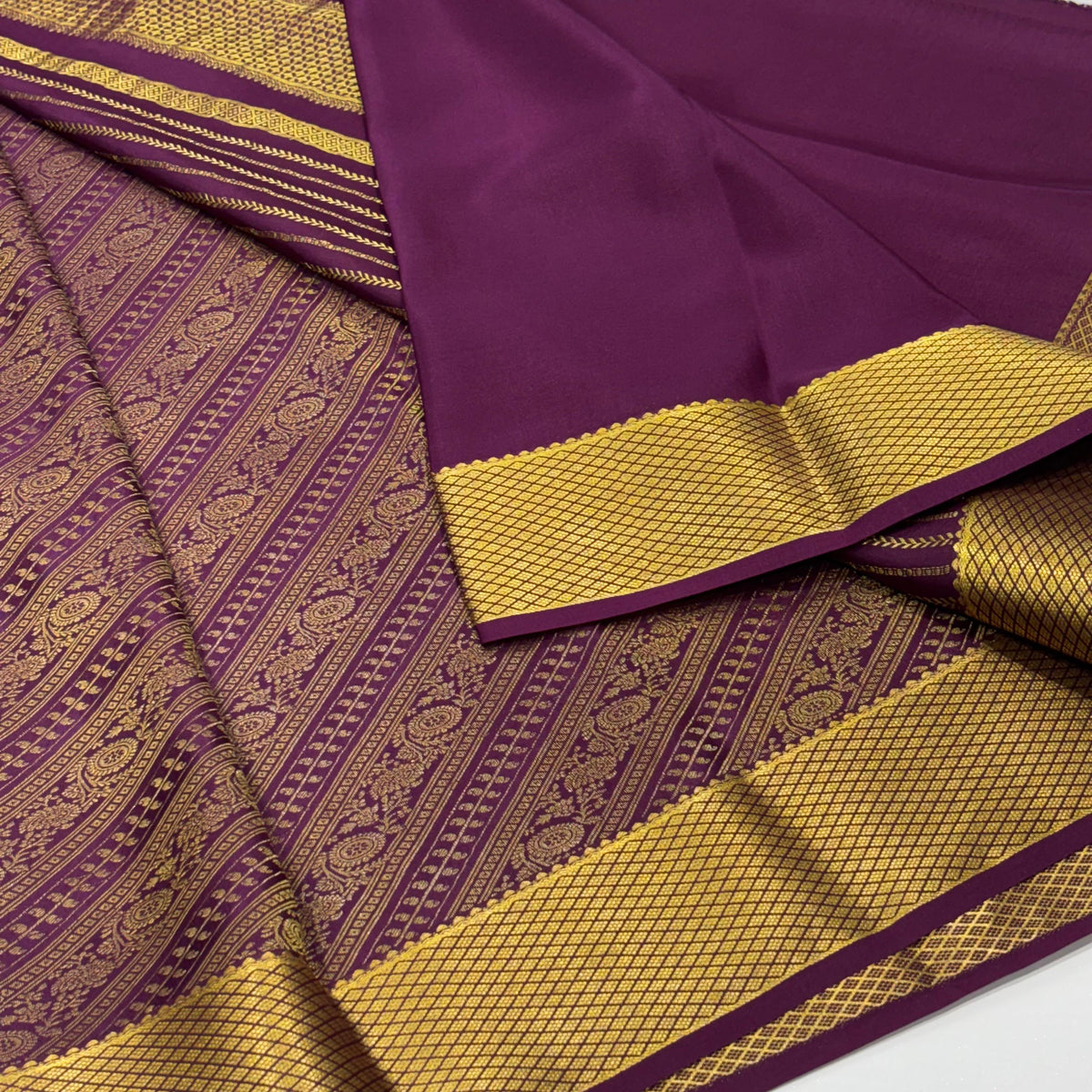 Brocade Pure Mysore Silk Saree