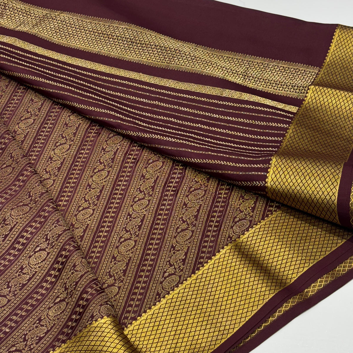 Brocade Pure Mysore Silk Saree