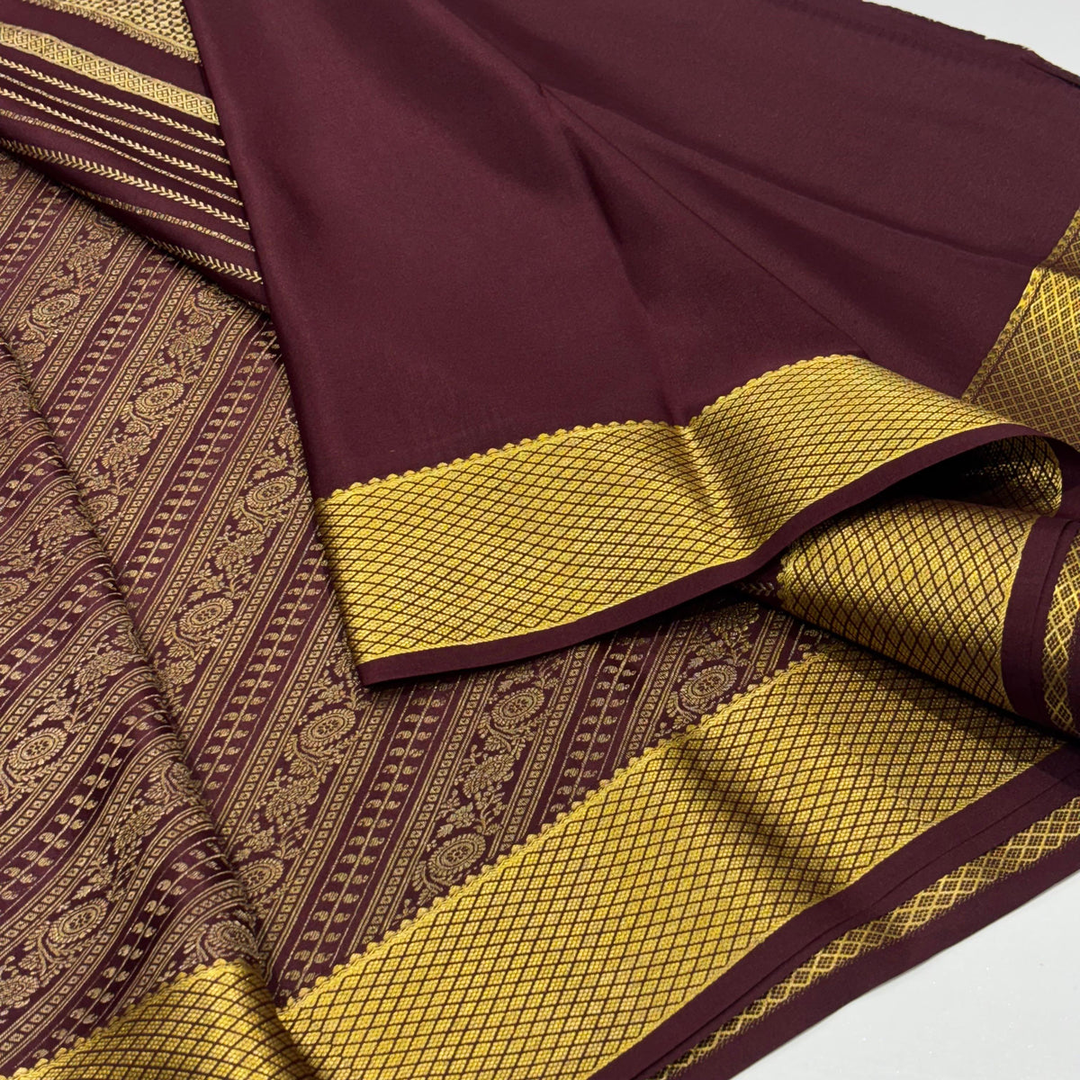 Brocade Pure Mysore Silk Saree