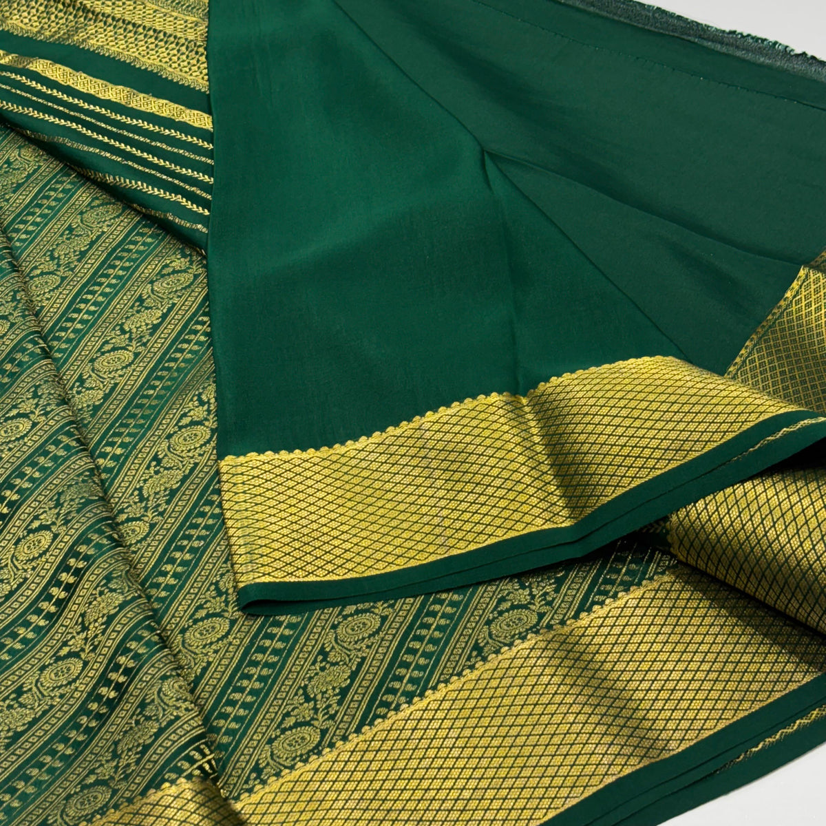 Brocade Pure Mysore Silk Saree