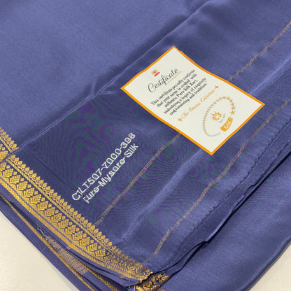 Pure Zari Mysore Silk Saree