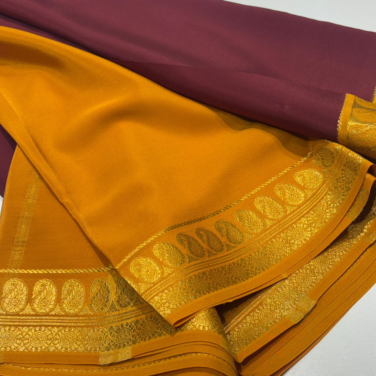 Pure Zari Mysore Silk Saree