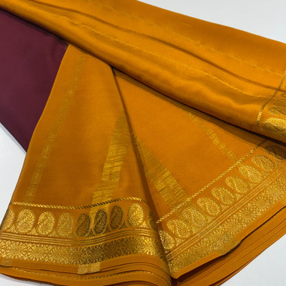 Pure Zari Mysore Silk Saree