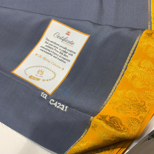 Pure Zari Mysore Silk Saree