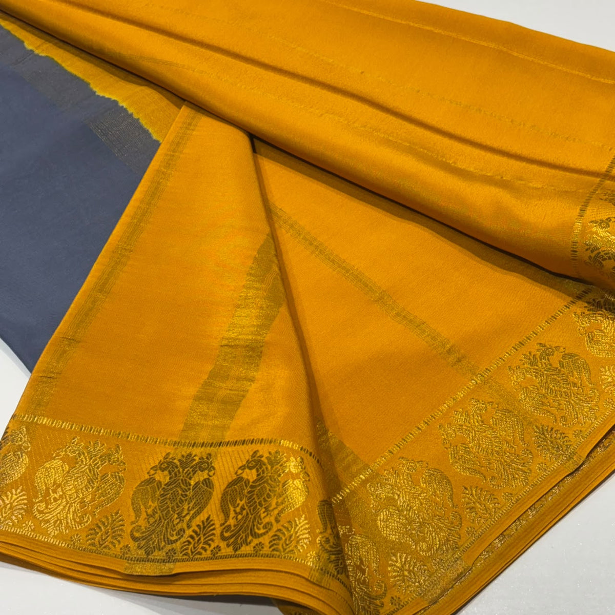 Pure Zari Mysore Silk Saree