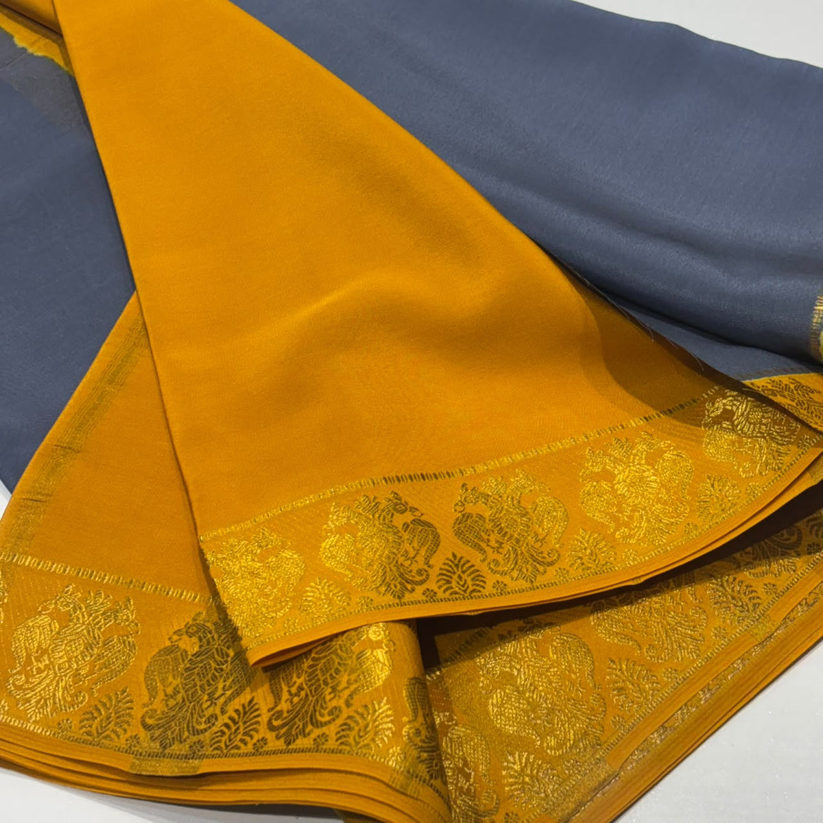 Pure Zari Mysore Silk Saree