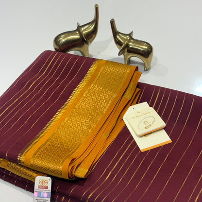 Pure Zari Mysore Silk Saree