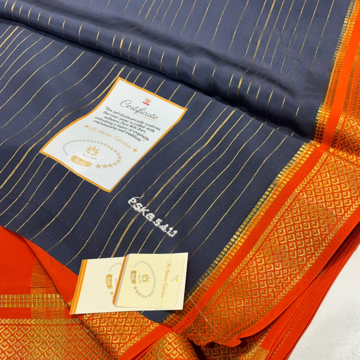 Pure Zari Mysore Silk Saree