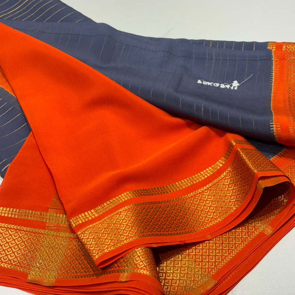 Pure Zari Mysore Silk Saree