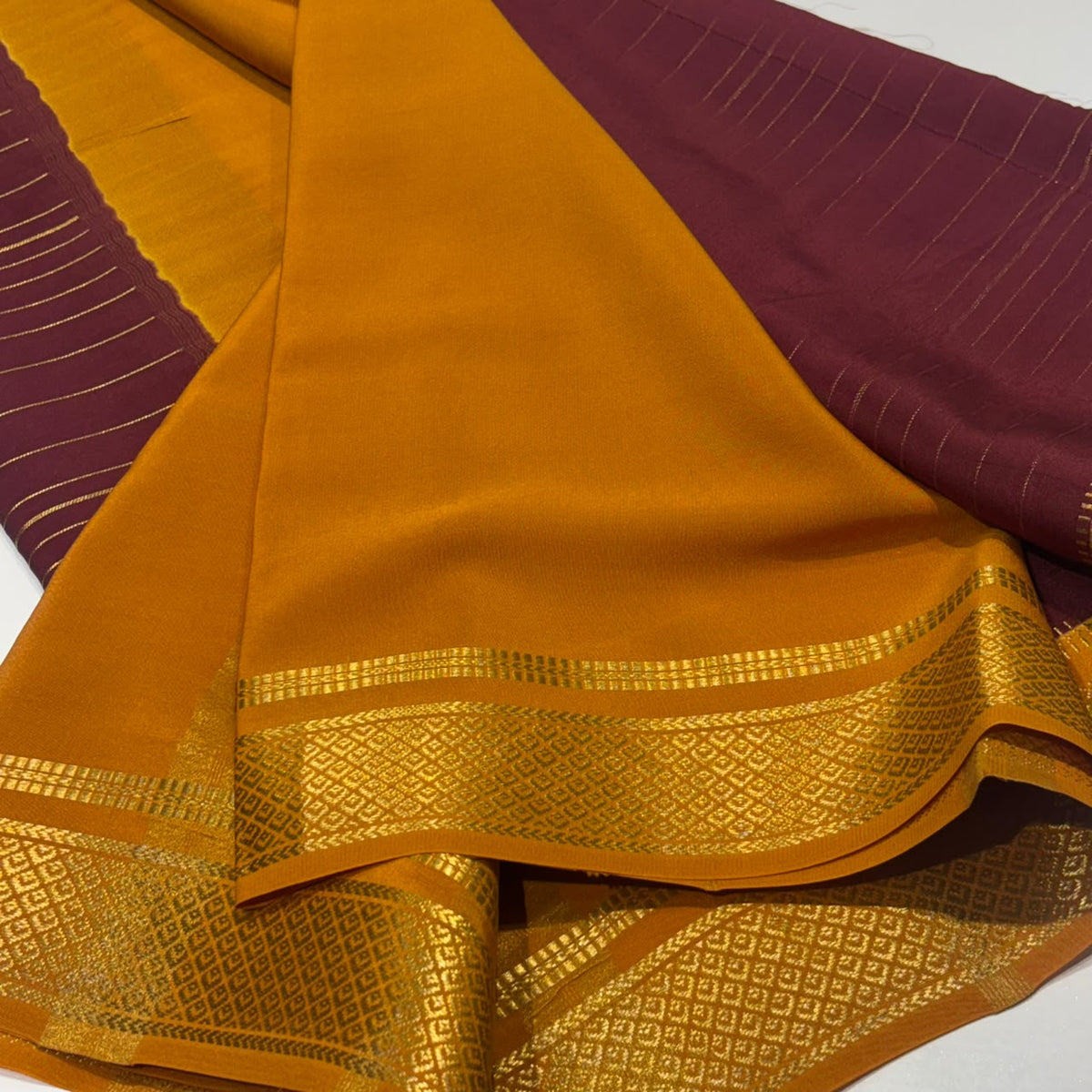 Pure Zari Mysore Silk Saree