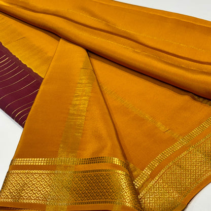 Pure Zari Mysore Silk Saree