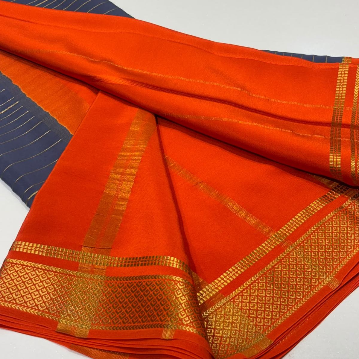 Pure Zari Mysore Silk Saree