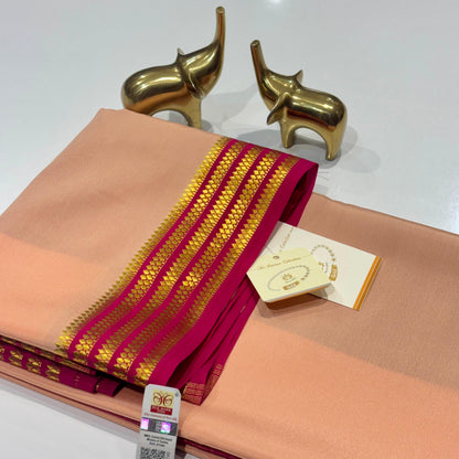 Pure Zari Mysore Silk Saree