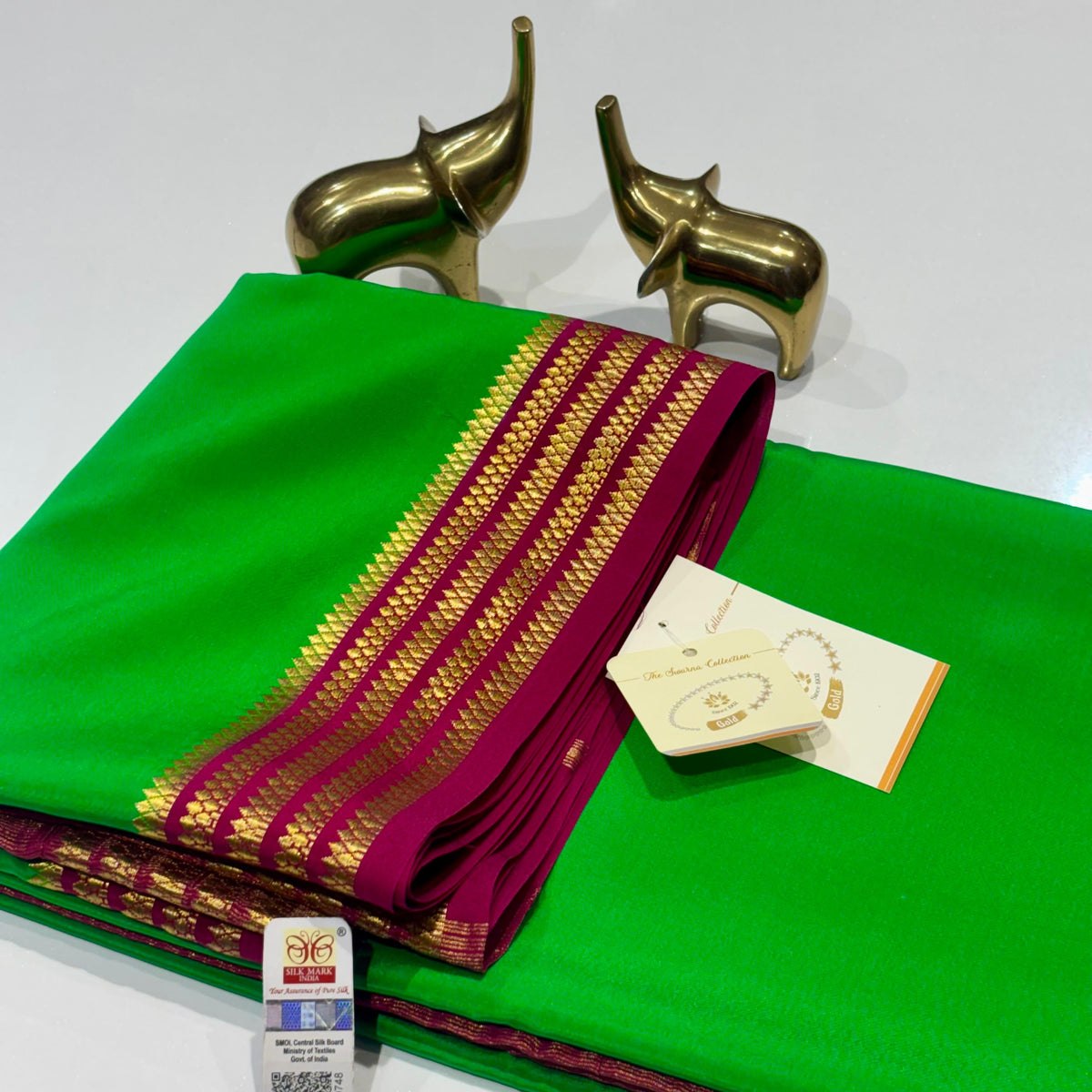 Pure Zari Mysore Silk Saree