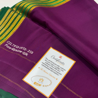Pure Zari Mysore Silk Saree