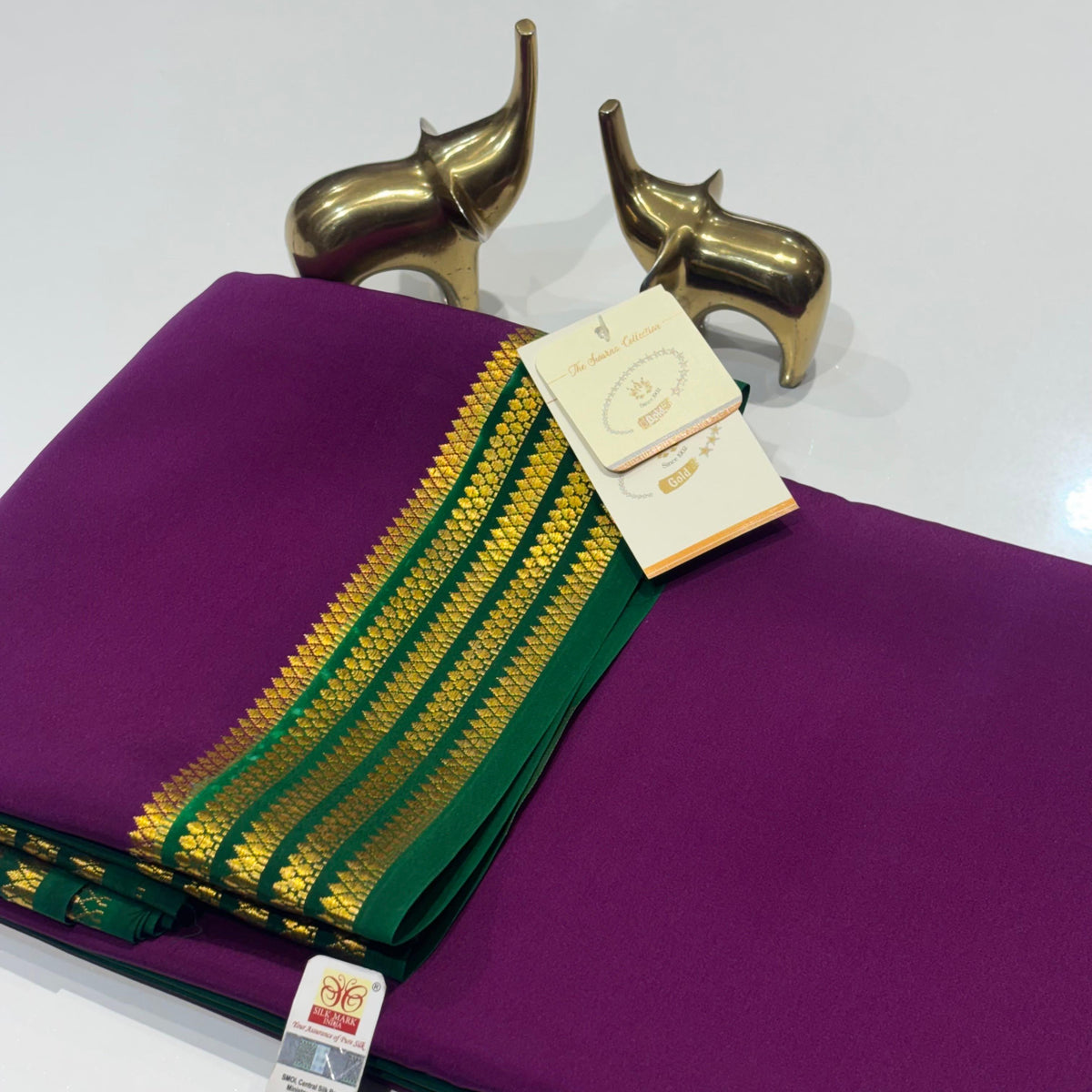 Pure Zari Mysore Silk Saree