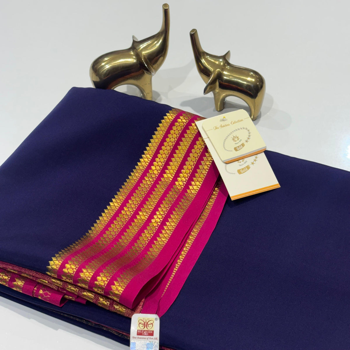 Pure Zari Mysore Silk Saree