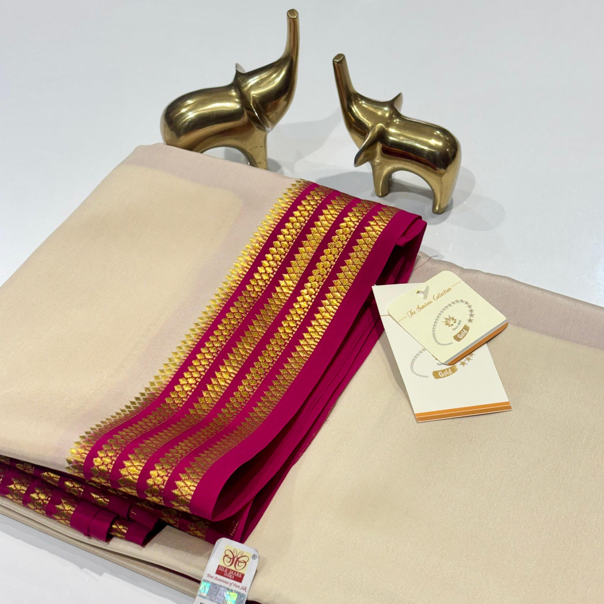Pure Zari Mysore Silk Saree