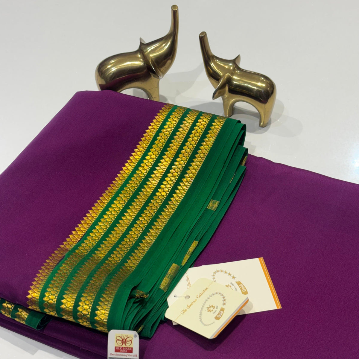 Pure Zari Mysore Silk Saree