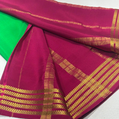 Pure Zari Mysore Silk Saree